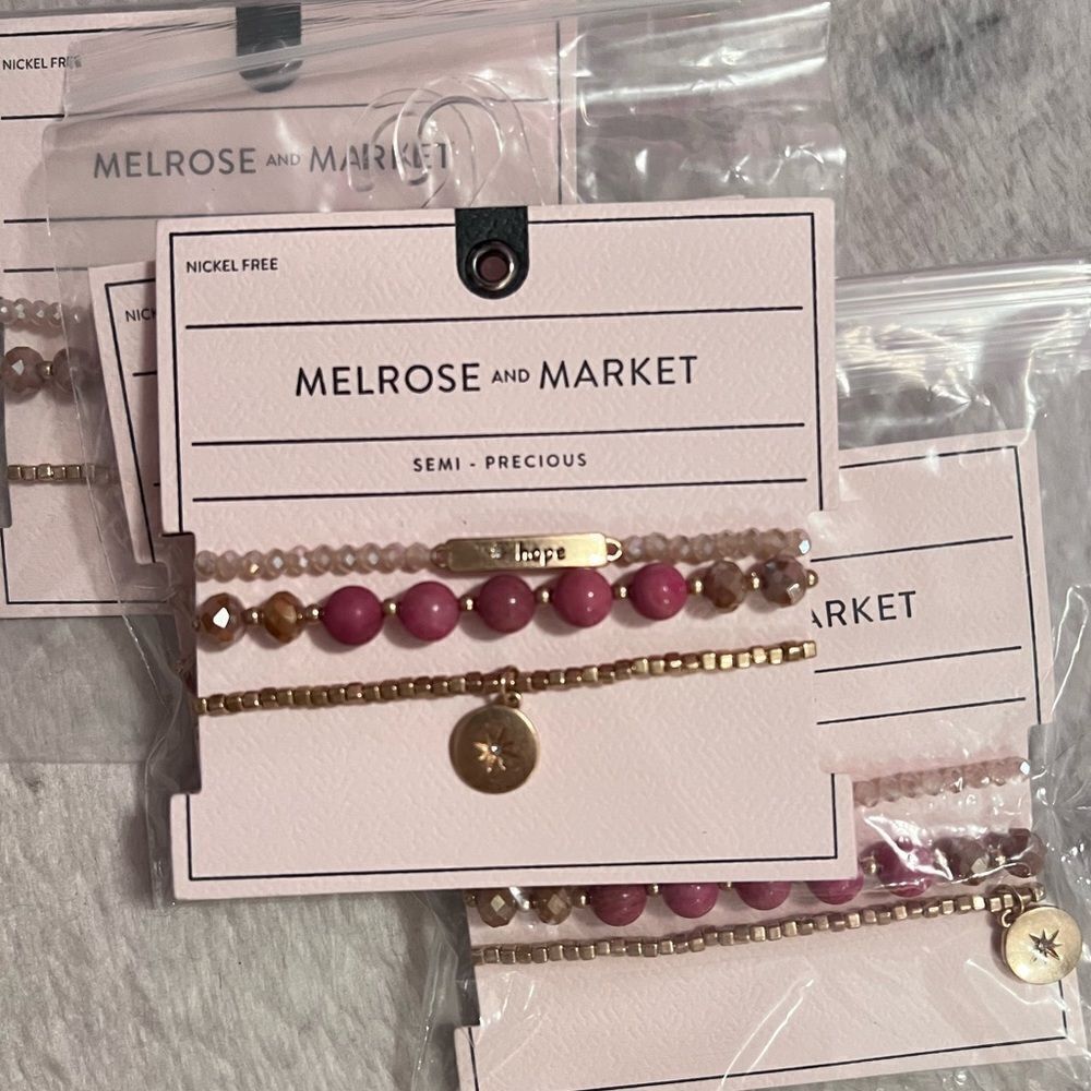 Wholesale 3 Pk Of Melrose And Market Set Of 3 Bracelets